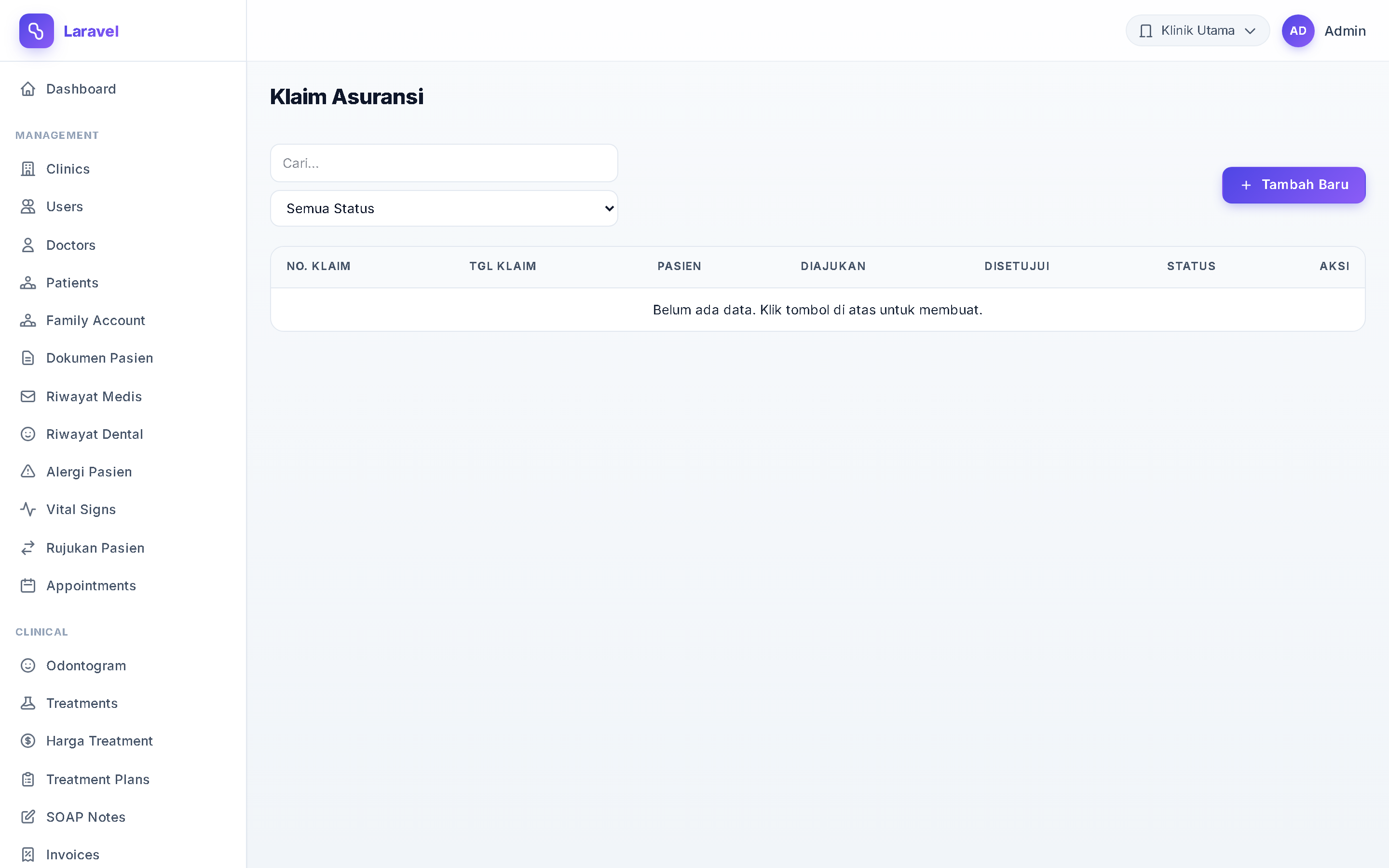 Screenshot Klaim Asuransi (Workflow Lengkap)