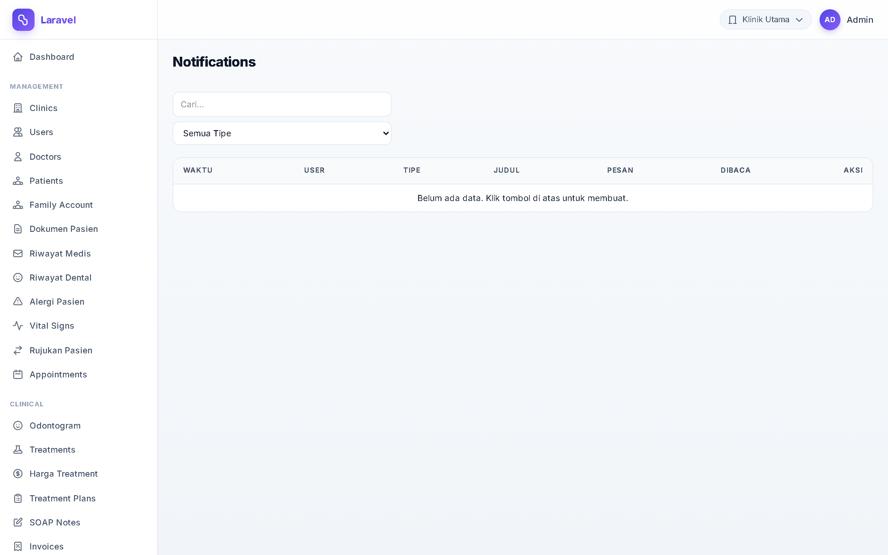 Screenshot Notification Center